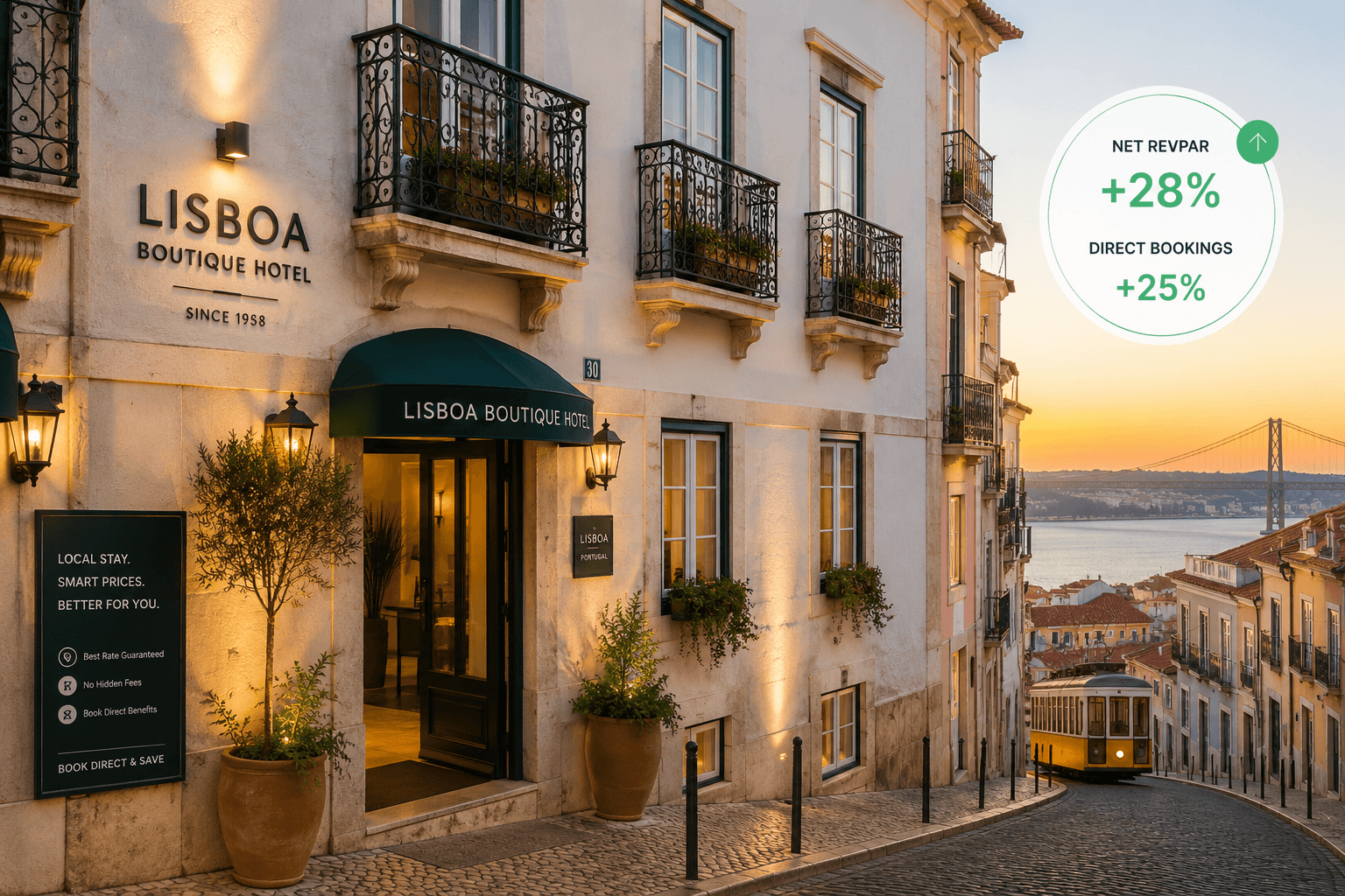 Kundengeschichte eines Freizeithotels in Lissabon