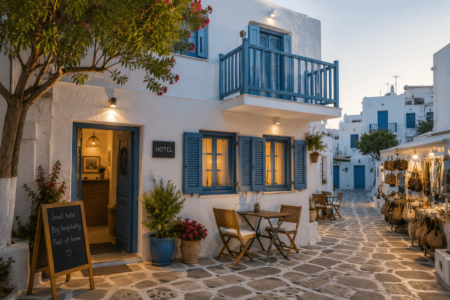 Kundengeschichte eines Boutique-Hotels auf Mykonos