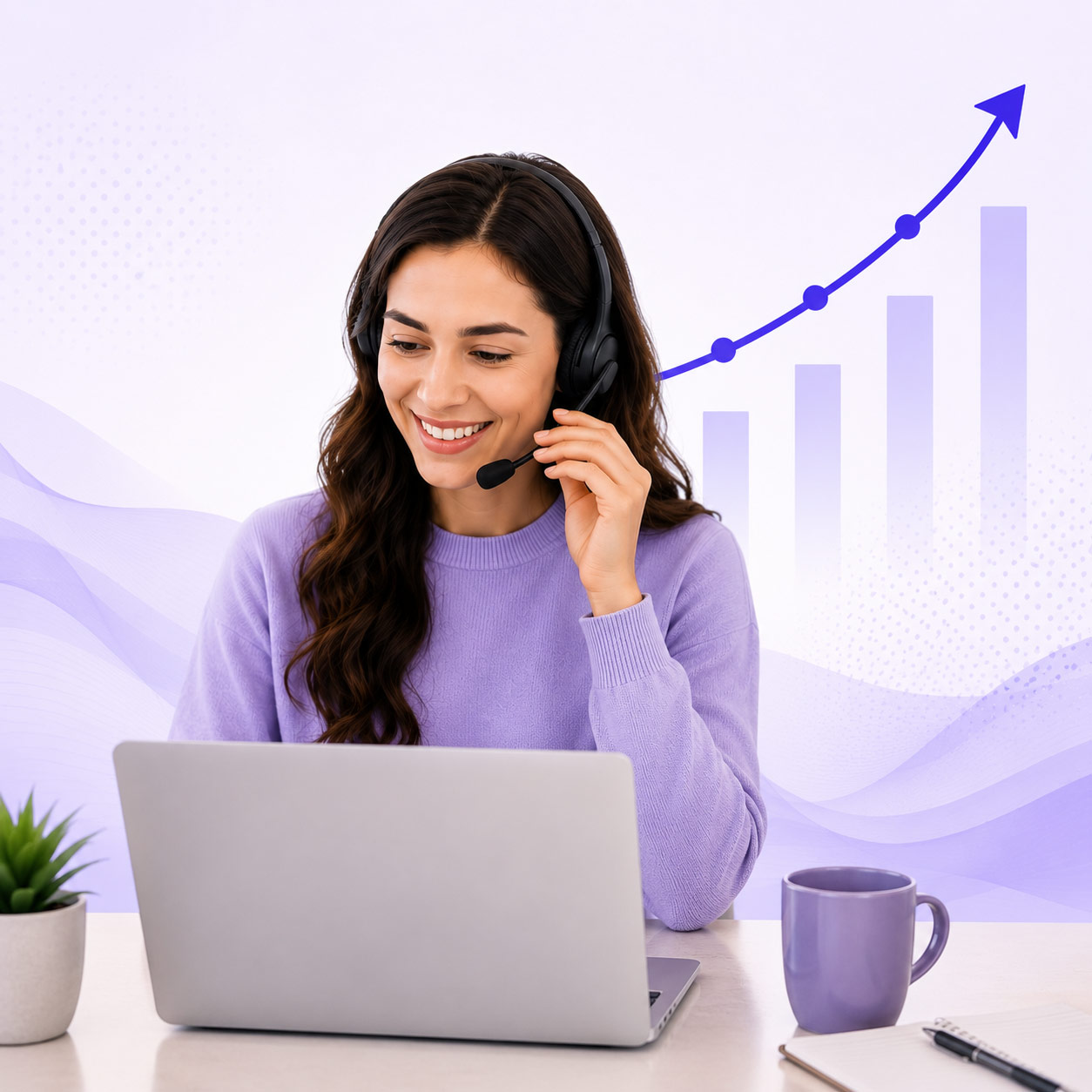 Client success professional supporting an accommodation partner